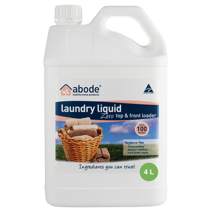 ABODE Laundry Liquid Zero Front & Top Loader 4L