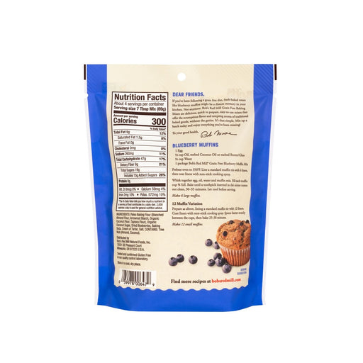 Bob's Red Mill Grain Free Blueberry Muffin Mix 255g