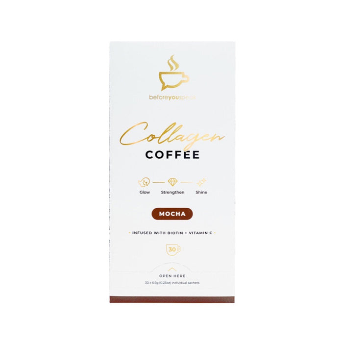 BEFORE YOU SPEAK Collagen Coffee Mocha 6.5g x 30 Pack