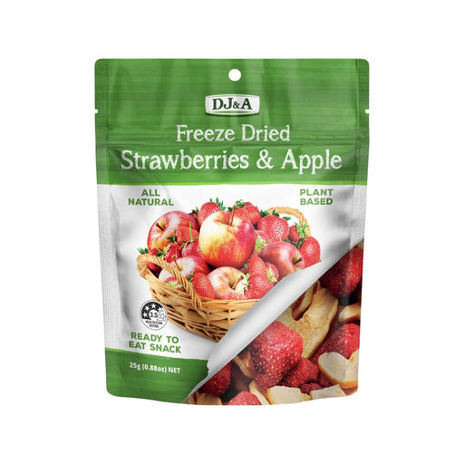 DJ&A Freeze Dried Strawberries & Apple 10x25g