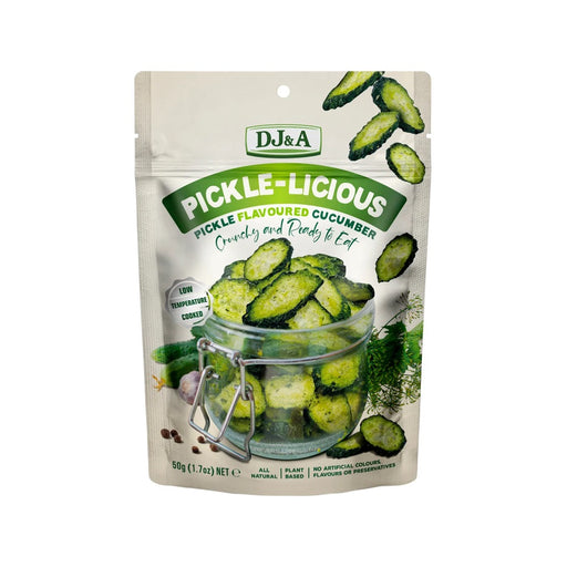 DJ&A Pickle-Licious Pickle Flavoured Cucumber 9x50g