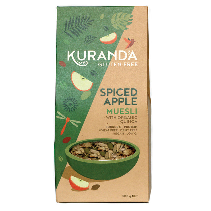 KURANDA Spiced Apple Gluten Free Muesli 500g