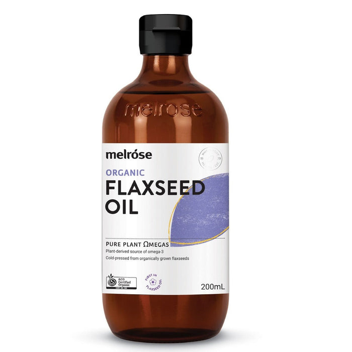 MELROSE Certified Organic Flaxseed Oil 200ml