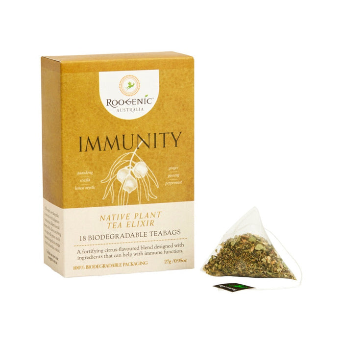 ROOGENIC Australia Immunity (Native Plant Tea Elixir) 18 Tea Bags