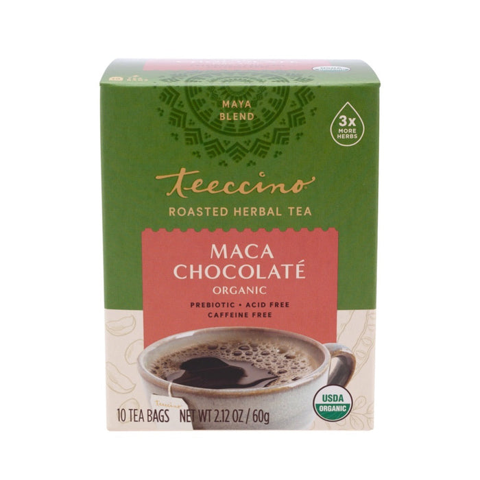 Teeccino Herbal Maca Chocolate 10 Tea Bags