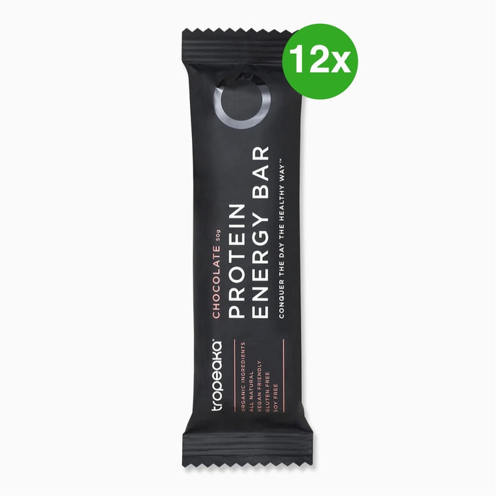 Tropeaka Protein Energy Bar 12x50g Chocolate