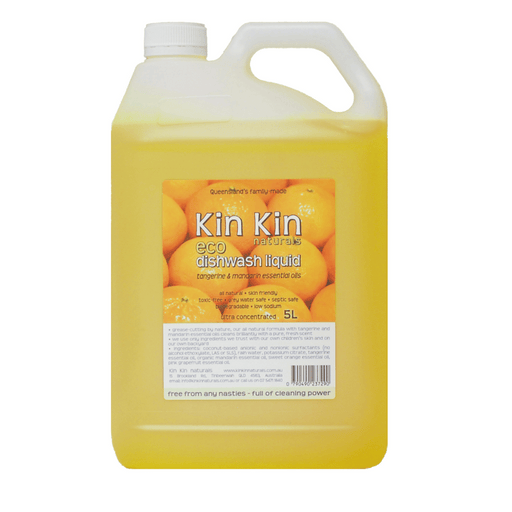Kin Kin Bulk Dishwash Liquid Bulk Tangerine & Mandarin 5L
