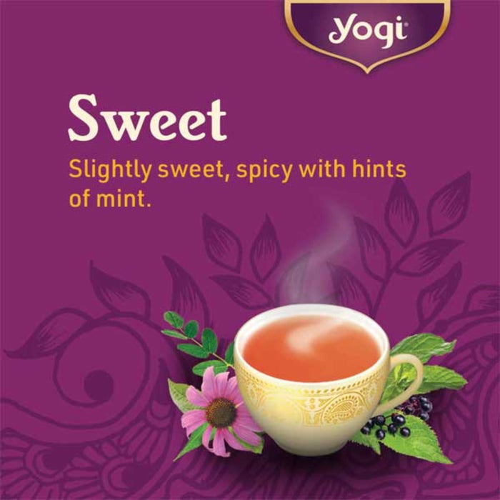 YOGI TEA Echinacea Immune Support 16 Tea Bags 6 Packs (Extra 5% Off)