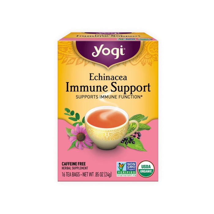 YOGI TEA Echinacea Immune Support 16 Tea Bags 1 Pack