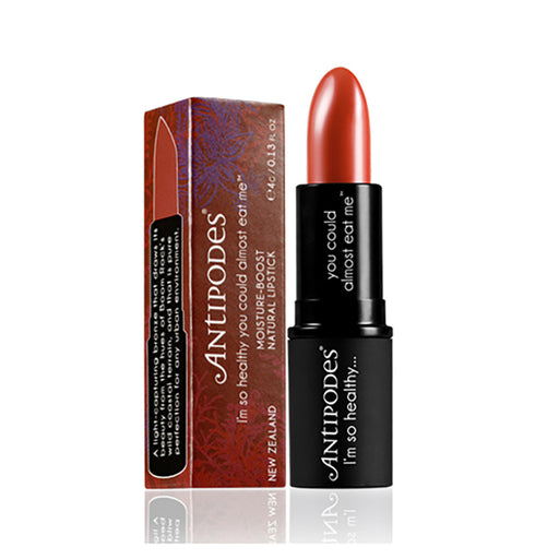 Antipodes Organic Moisture-Boost Natural Lipstick Boom Rock Bronze 