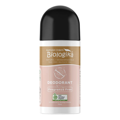 BIOLOGIKA Organic Fragrance Free Roll-on Deodorant
