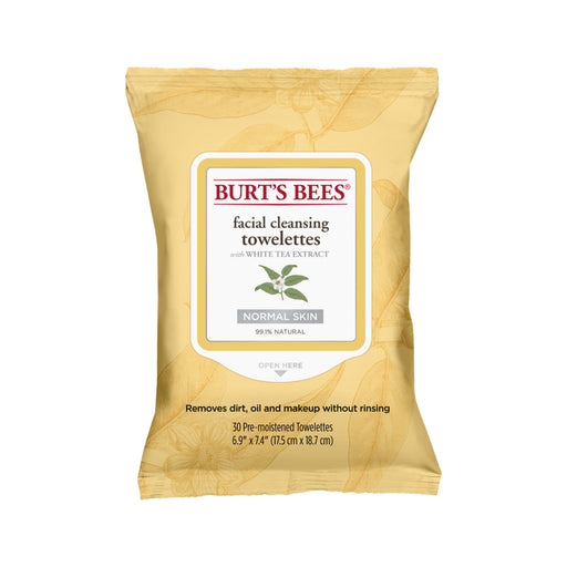 Burts Bees White Tea Extract Facial Cleansing Towelettes 