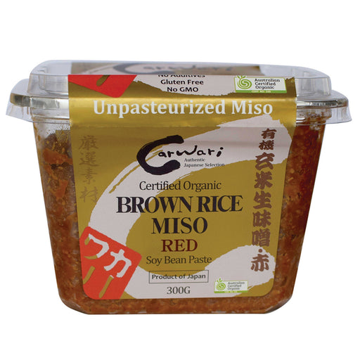 Carwari Organic Brown Rice Red Miso Paste 300g