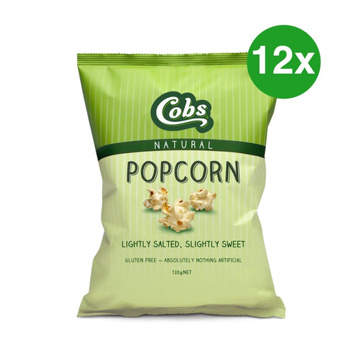 Bulk Deal: Cobs Popcorn Natural Salted & Sweet 12x120g