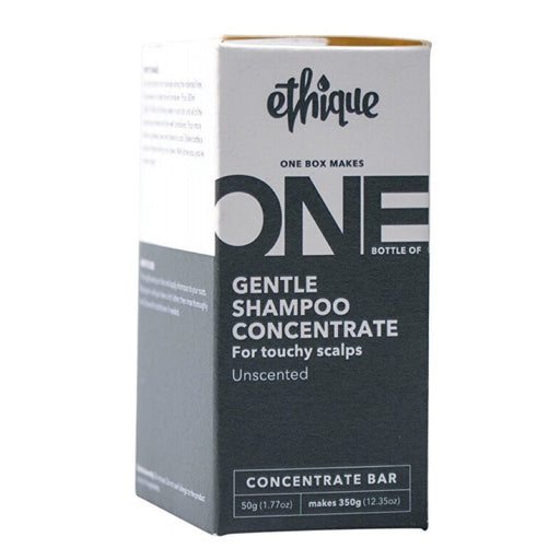 ETHIQUE Gentle Shampoo Concentrate For Touchy Scalps - Unscented (One Box Makes One Bottle of 350g) - 50g