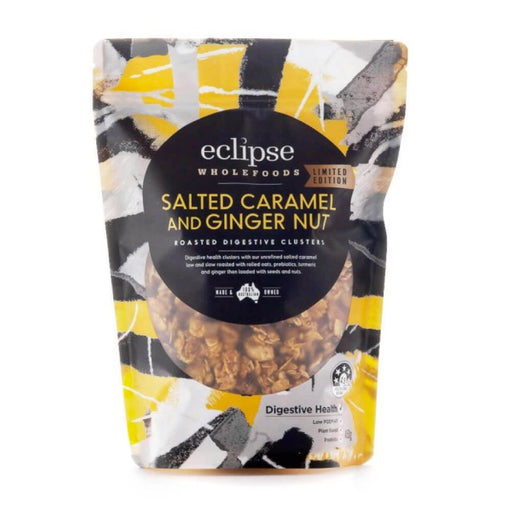 ECLIPSE WHOLEFOODS Roasted Digestive Clusters Salted Caramel & Ginger Nut - 450g