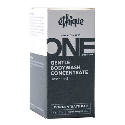 ETHIQUE Gentle Bodywash Concentrate Unscented (One Box Makes One Bottle of 350g) - 50g