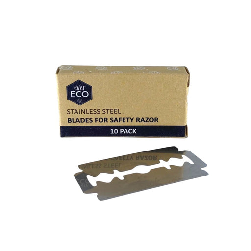 EVER ECO Safety Razor Stainless Steel Blades Refill Pack - 10