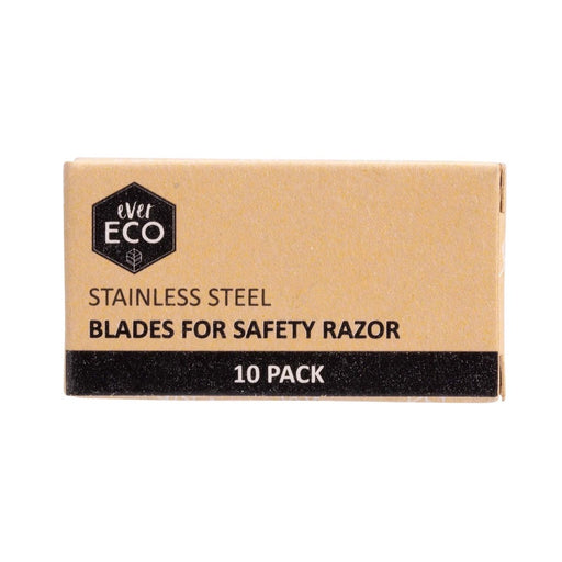 EVER ECO Safety Razor Stainless Steel Blades Refill Pack - 10