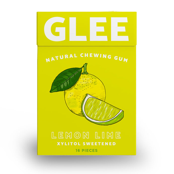 GLEE GUM Sugar free Chewing Gum Lemon Lime