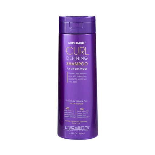Giovanni, Curl Habit, Curl Defining No-Foam Conditioning Shampoo, For All Curl Types, 13.5 fl oz (399 ml)