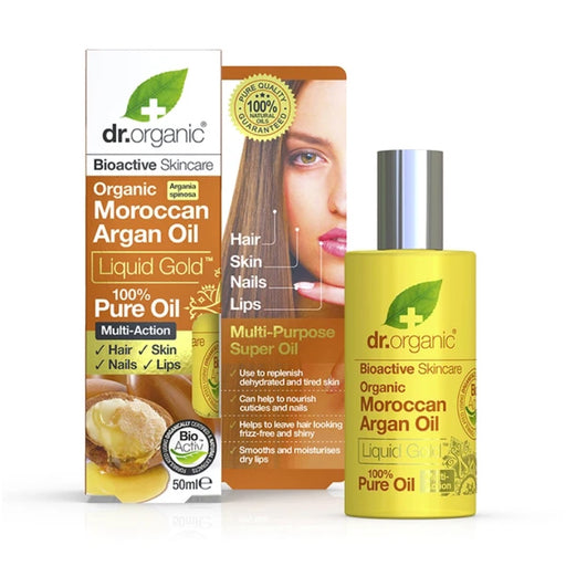 DR ORGANIC Pure Organic Moroccan Argan Oil 50ml