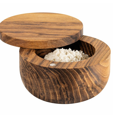 Salt of the Earth Wood Salt Box Acacia (Empty)