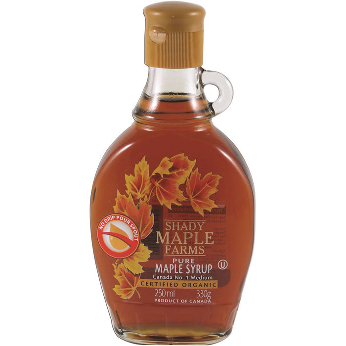 SHADY MAPLE FARMS Organic Pure Maple Syrup 250ml