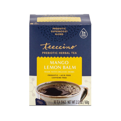 Teeccino Mango Lemon Balm Prebiotic x 10 Tea Bags