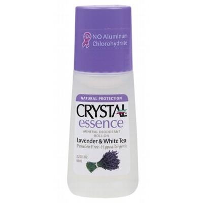 CRYSTAL ESSENCE Roll-on Deodorant Lavender & White Tea 66ml
