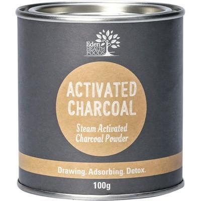 EDEN HEALTHFOODS Activated Charcoal Steam Activated Charcoal Powder 100g