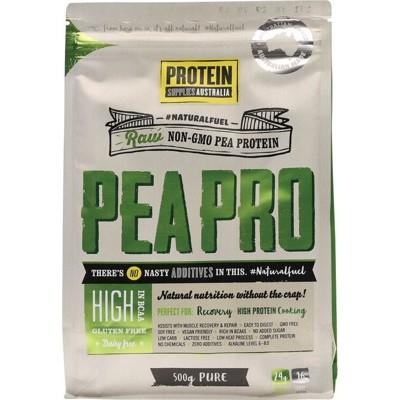 PROTEIN SUPPLIES AUST. PeaPro (Raw Pea Protein) Pure 500g