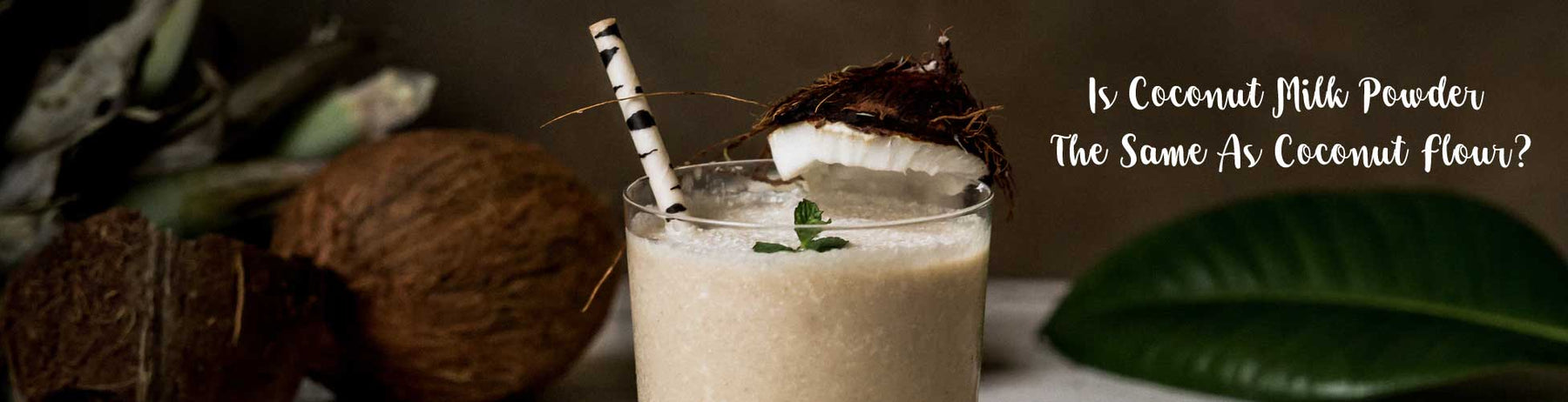 Is Coconut Milk Powder The Same As Coconut Flour