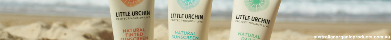 Little Urchin Natural Sunscreen and Moisturiser Banner