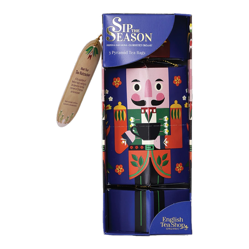 ENGLISH TEA SHOP Nutcracker Stack Harmony 3 Pyramid Tea Bags 6g