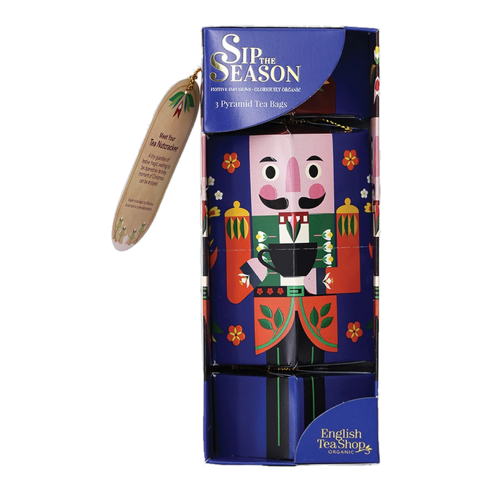 ENGLISH TEA SHOP Nutcracker Stack Harmony 3 Pyramid Tea Bags 6g