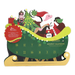 ENGLISH TEA SHOP Santa's Sleigh Advent Calendar 24 Pyramid Tea Bags 48g