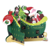 ENGLISH TEA SHOP Santa's Sleigh Advent Calendar opened with organic pyramid tea bags