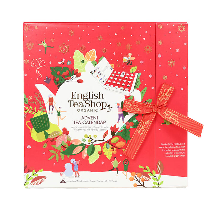 ENGLISH TEA SHOP Christmas Tea Advent Calendar Red 25 teabags