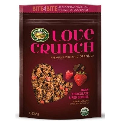 Nature's Path Organic Granola Dark Chocolate & Red Berries 'Love Crunch' 325g