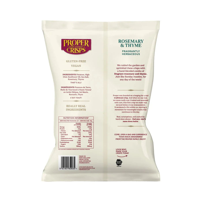 Proper Crisps Cider Vinegar 140g