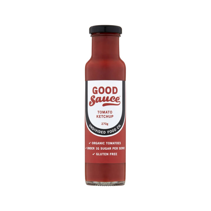 Undivided Food Co Good Sauce Tomato Ketchup 12x270g