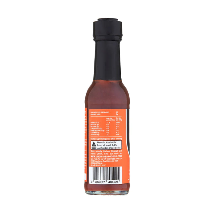 Undivided Food Co Good Sauce Hot Habanero 6x150ml