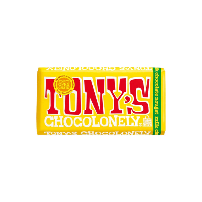 Tony's Chocolonely Milk Honey Almond Nougat 180g