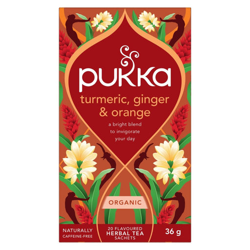 Pukka Turmeric, Ginger & Orange (Previously Turmeric Active) x 20 Teabags