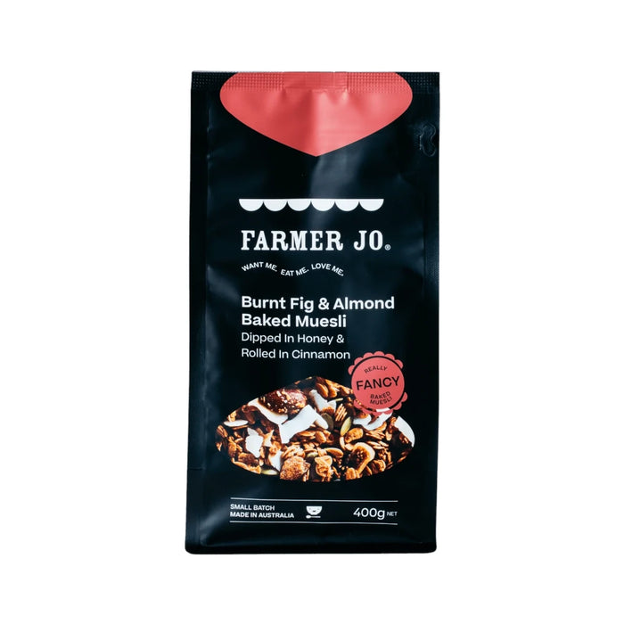 Farmer Jo Burnt Fig Almonds Baked Muesli 400g
