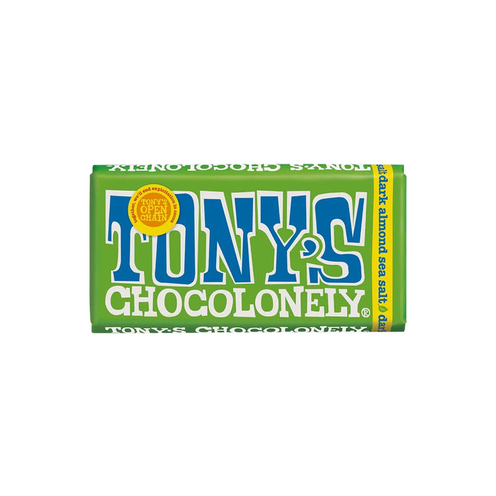 Tony's Chocolonely Dark Almond Sea Salt 180g