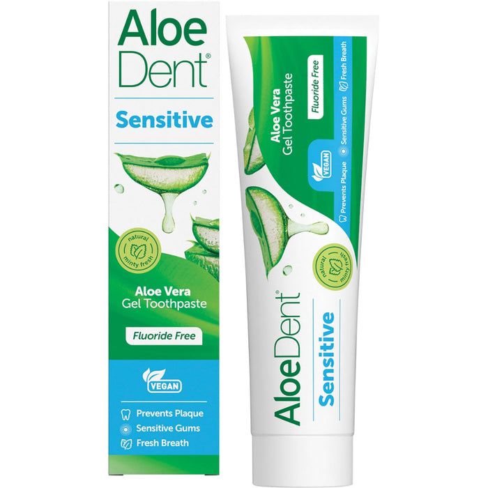 ALOE DENT Toothpaste Sensitive 100ml Fluoride Free