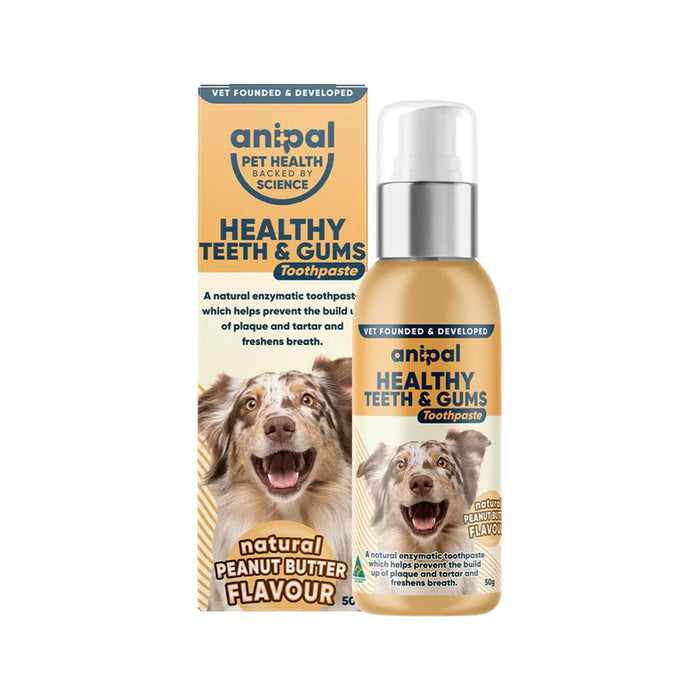 Anipal Healthy Teeth and Gums Toothpaste Peanut Butter (for Dogs) 50g