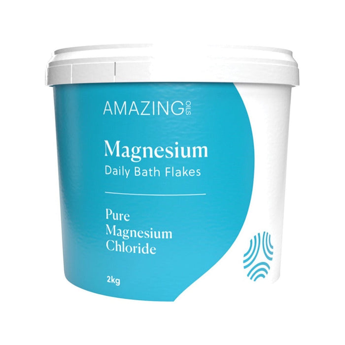 AMAZING OILS Magnesium Daily Bath Flakes Pure Magnesium Chloride 2kg